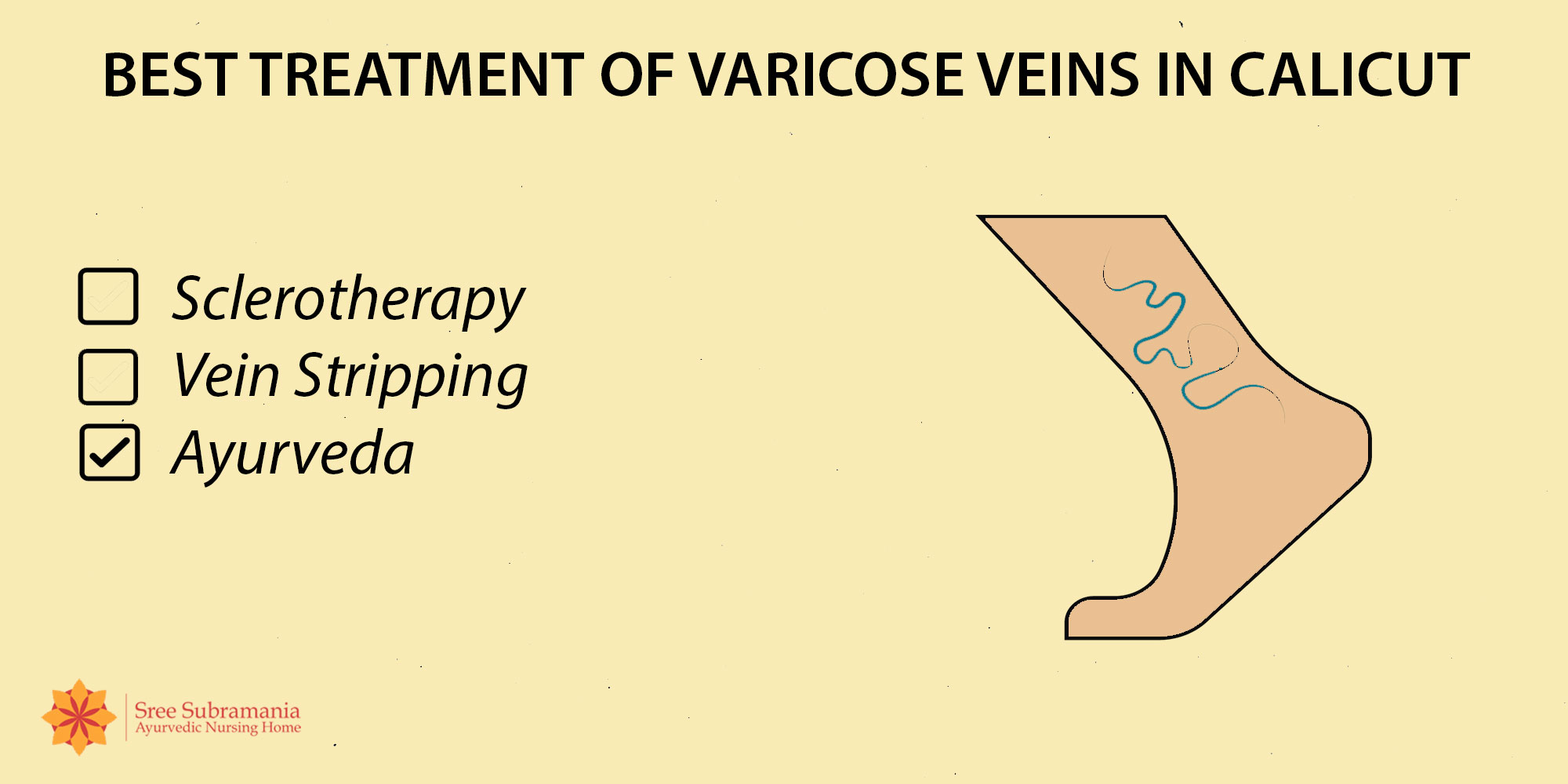 Ayurveda is the best varicose veins treatment option
